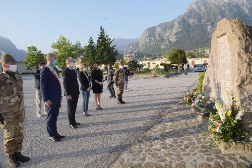 Immagini della commemorazione a Gemona a 44 anni dal terremoto del 1976